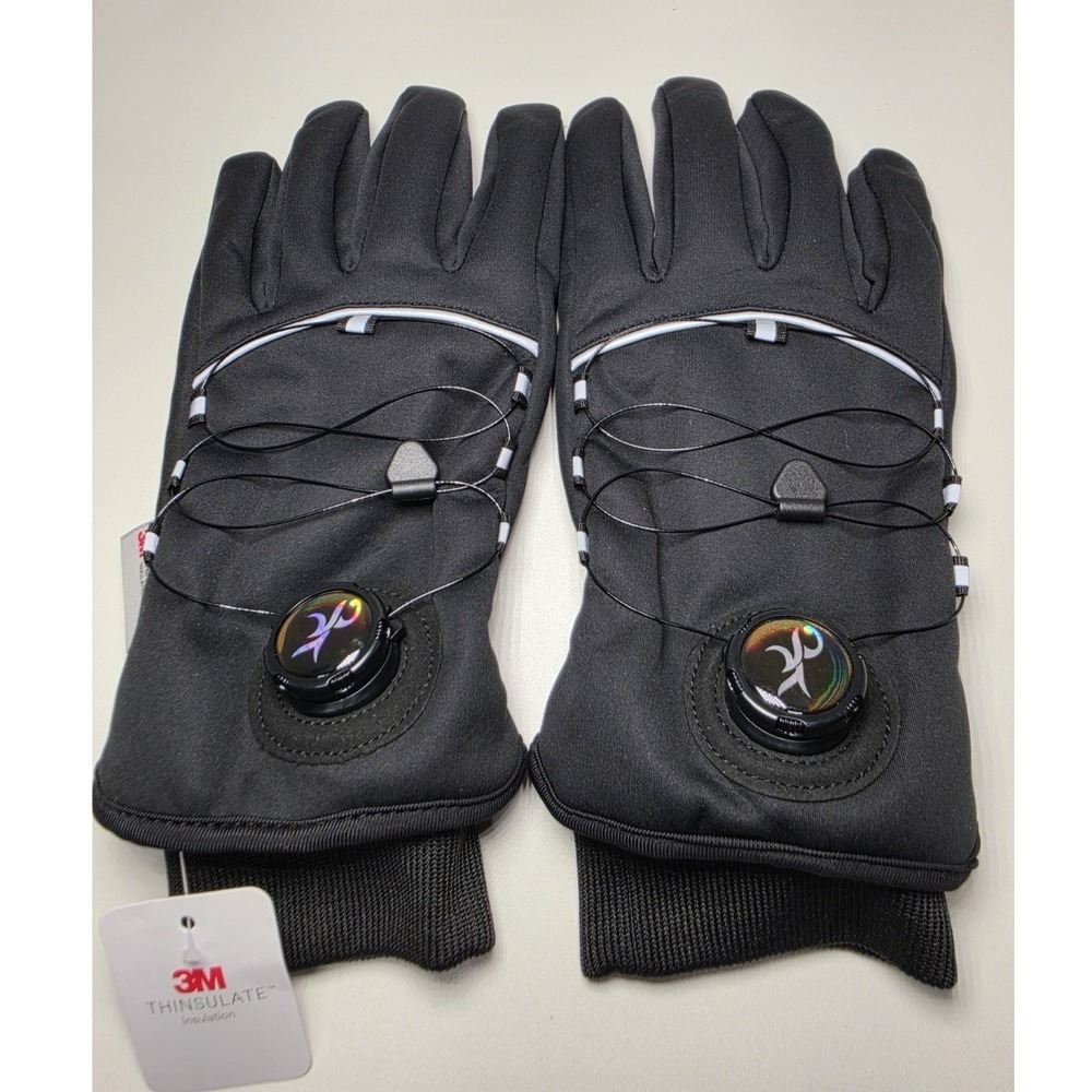 Winter Gloves for Men/Women -10℉, 3M Thinsulated Insulation. Size S, Black New